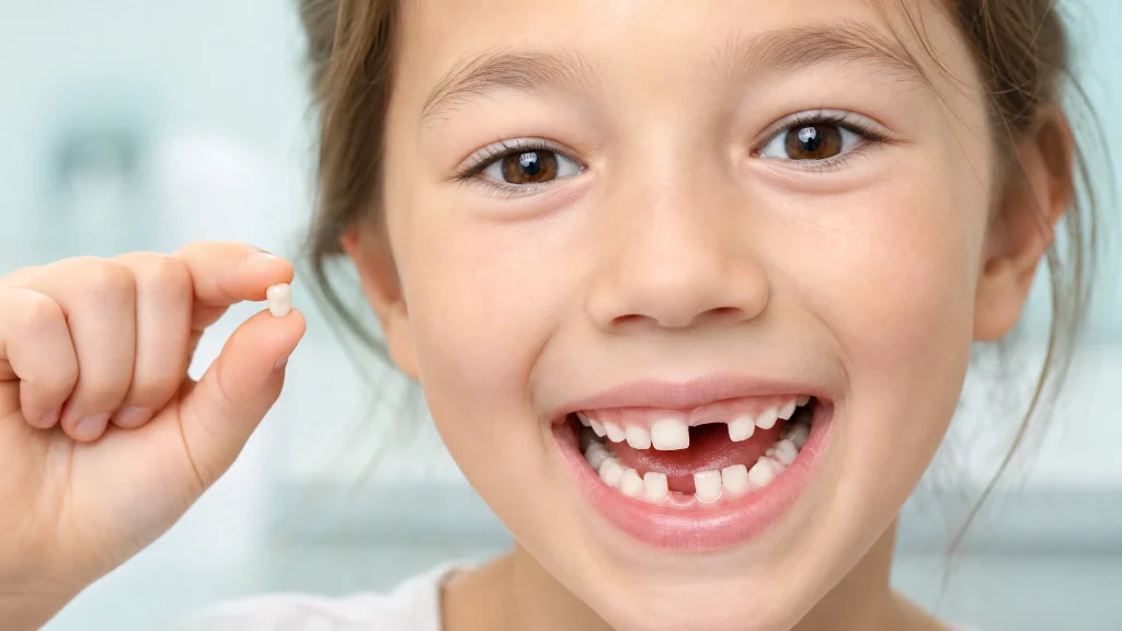 Perte des dents chez les enfants : à quel âge tombent les dents de lait ?