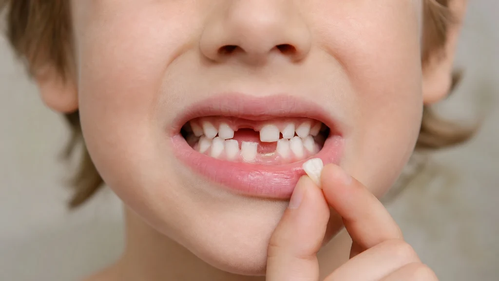 Perte des dents chez les enfants : à quel âge tombent les dents de lait ?