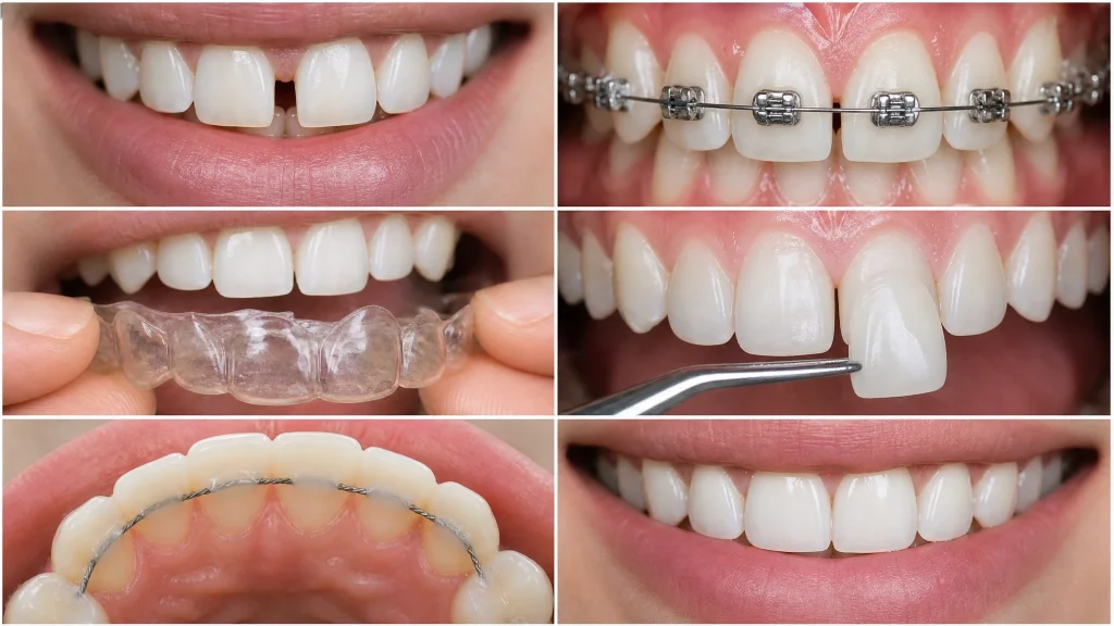 Combler les espaces entre les dents : aperçu des options de traitement