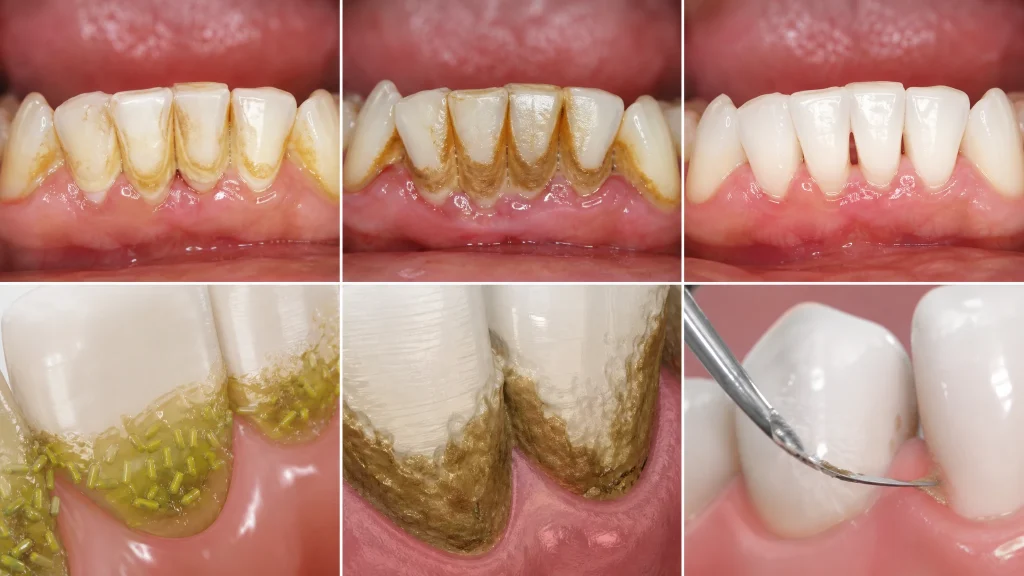 Tartre et plaque dentaire : différences, causes et élimination appropriée