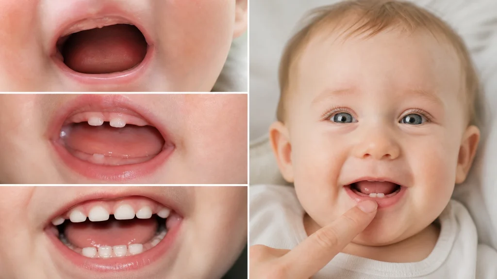 Quand apparaissent les premières dents de lait ? Aperçu du développement dentaire
